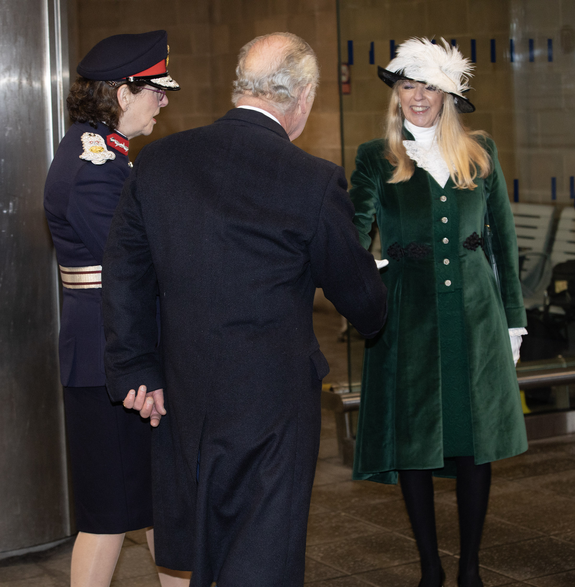 Greeting HM King Charles III - Victoria Station